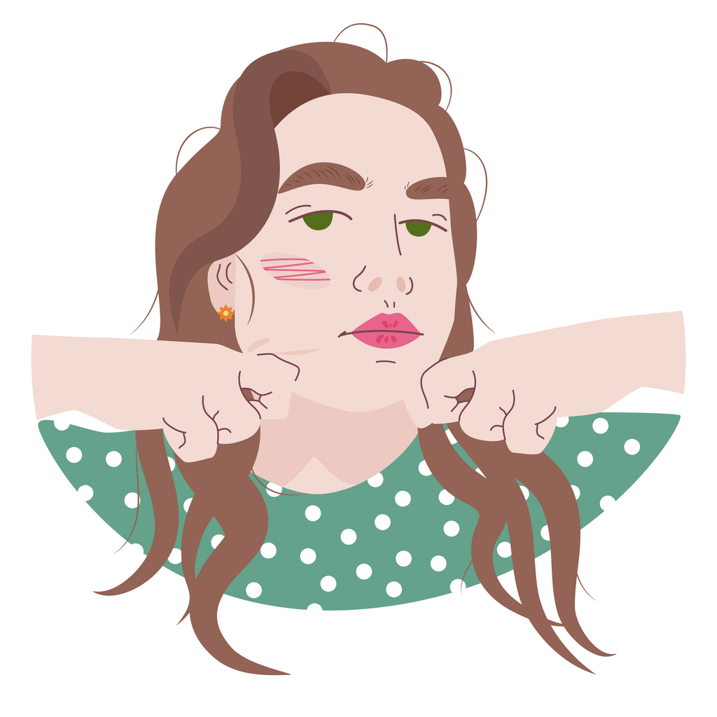 why PCOS causes chin hair and facial hair
